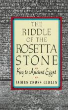 Book cover: The Riddle of the Rosetta Stone