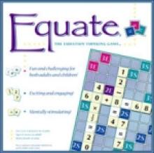 Book cover: 'Equate: The Equation Thinking Game'